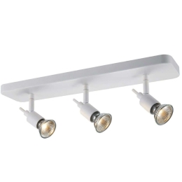 Σποτ Οροφής Τριπλό VK/03078/CE/3/W  44x14,1cm 3xGU10 35W White VKLed
