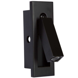 Φωτιστικό Τοίχου VK/04151/WA/B/W 15,5x5cm Led 110Lm 3W 3000K Black VKLed