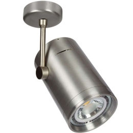 Σποτ Οροφής - Τοίχου VK/04053WA/MC/L Φ12x25cm 1xGU10 50W Nickel VKLed