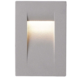 Φωτιστικό Τοίχου VK/02110/G/W 7,5x10,7cm Led 99Lm 3,6W 3000K IP65 Grey VKLed