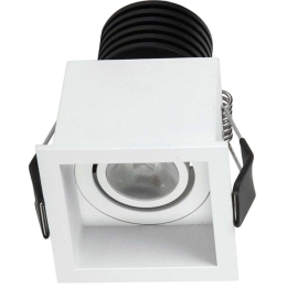 Σποτ Χωνευτό VK/04221/W/W 5,5x5,5cm Led 89Lm 3W 3000K White VKLed Τετράγωνο