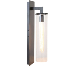 Φωτιστικό Τοίχου-Απλίκα VK/03174/WA/B 16,5x55cm 1xΕ27 42W Black VKLed