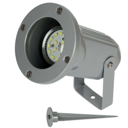 Φωτιστικό Σποτ Κήπου VK/01040/G Φ9,7x34,4cm 1xGU10 35W IP65 Grey VKLed