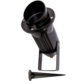 Φωτιστικό Σποτ Κήπου VK/01040S/B Φ9,7x38cm 1xGU10 35W IP65 Black VKLed