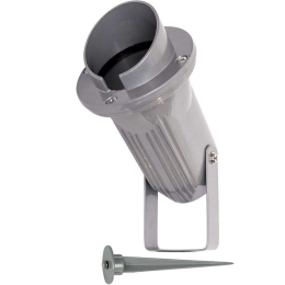 Φωτιστικό Σποτ Κήπου VK/01040S/G Φ9,7x38cm 1xGU10 35W IP65 Grey VKLed