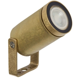 Φωτιστικό Σποτ Κήπου VK/01094/NB Φ5x13cm 1xGU10 35W IP65 Gold VKLed