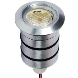 Φωτιστικό Δαπέδου Χωνευτό VK/01054/MC Φ5x5,5cm 1xGU10 35W IP65 Nickel VKLed