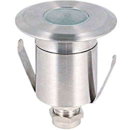 Φωτιστικό Δαπέδου Χωνευτό VK/02118/W/10 Φ5,2x6cm Led 200Lm 3W 3000K IP68 Inox VKLed