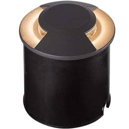 Φωτιστικό Δαπέδου Χωνευτό VK/02129/AN/2/W Φ12,5x14cm Led 156Lm 9W 3000K IP67 Anthracite VKLed