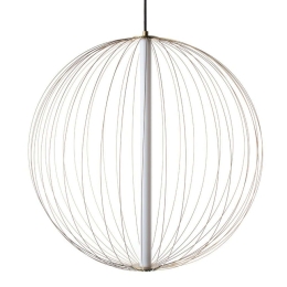 Φωτιστικό Οροφής VK/04390/PE/BS/W Φ60cm Led 700Lm 10W 2700K Bronze VKLed