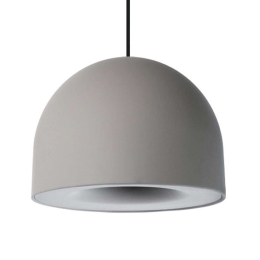 Φωτιστικό Οροφής VK/04392/PE/G Φ40x30cm 1xΕ27 40W Grey VKLed
