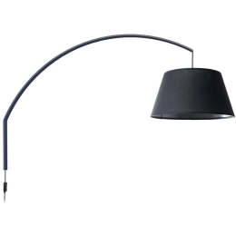Φωτιστικό Τοίχου VK/04386/WA/B Φ50x147x93,7cm 1xE27 40W Black VKLed
