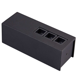Φωτιστικό Οροφής - Σποτ VK/04344/CE/B/W 17,1x6,6cm Led 1090Lm 15W 3000K Black VKLed