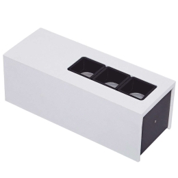 Φωτιστικό Οροφής - Σποτ VK/04342/CE/WB/W 13,2x4,8cm Led 550Lm 6W 3000K Black-White VKLed