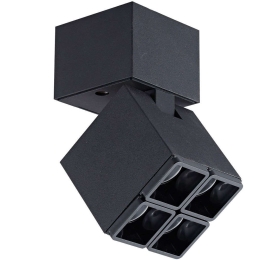 Φωτιστικό Οροφής - Σποτ VK/04304/B/W 6,1x11cm Led 672Lm 6W 3000K Black VKLed