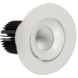 Σποτ Χωνευτό VK/04292/W/D/C Φ14,2cm Led 2400Lm 24W 4000K Dimmable White VKLed Στρόγγυλο