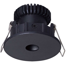 Σποτ Χωνευτό VK/04339/B/C Φ6,8cm Led 130Lm 3W 4000K Black VKLed Στρόγγυλο