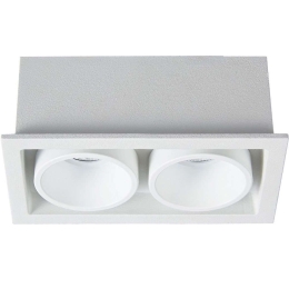 Σποτ Χωνευτό VK/04299/W/C/2 9,9x5,6x4,5cm Led 947Lm 7W 4000K White VKLed Ορθογώνιο