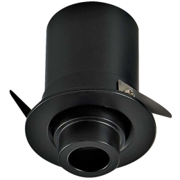 Σποτ Χωνευτό VK/04265/B/W Φ5,2x7cm Led 155Lm 3W 3000K Black VKLed Στρόγγυλο