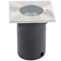 Σποτ Χωνευτό VK/01097/MC 10,8x10,8x12,2cm 1xGU10 28W IP67 Nickel VKLed Τετράγωνο