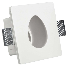 Σποτ Χωνευτό VK/09072 13,5x13,5x8cm 1xGU10 35W White VKLed Τετράγωνο