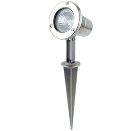 Φωτιστικό Σποτ Κήπου VK/01036/S Φ9,2x13,9cm 1xGU10 35W IP67 Silver VKLed