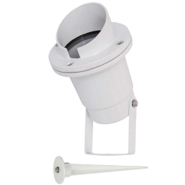 Φωτιστικό Σποτ Κήπου VK/01039S/W Φ9,7x16,5cm 1xGU10 35W IP65 White VKLed