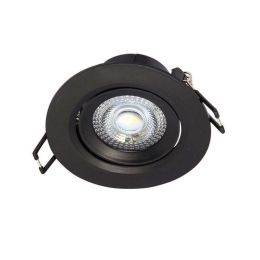 Σποτ Χωνευτό VK/04108/B/C 9x4,5cm 5W 4000K Black VKLed Στρόγγυλο