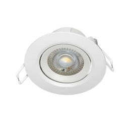 Σποτ Χωνευτό VK/04108/W/W 9x4,5cm 5W 3000K White VKLed Στρόγγυλο