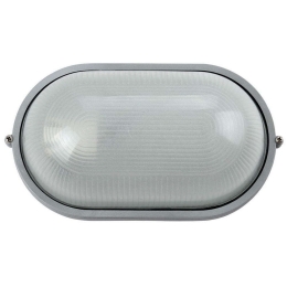 Φωτιστικό Τοίχου VK/01004/G 28,3x14x16,2cm E27 60W IP44 Grey VKLed
