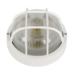 Φωτιστικό Τοίχου VK/XT/R60/G/W 18,5x10cm E27 IP54 White VKLed