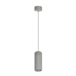 Φωτιστικό Οροφής VK/04352/PE/G/40/940/17 Φ8x17cm 23,7W LED 4000K 40° Grey VKLed