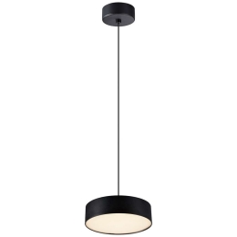 Φωτιστικό Οροφής VK/04454/PE/B/W Φ15x4cm 13W LED 3000K  Black VKLed