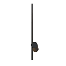 Φωτιστικό Τοίχου VK/04455/WA/B/W/60 9,3x5,5x60cm 7W LED 3000K Black VKLed