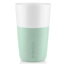 Φλυτζάνια Latte Πορσελάνινα (Σετ 2Τμχ) 501122 360ml Mint Eva Solo Πορσελάνη