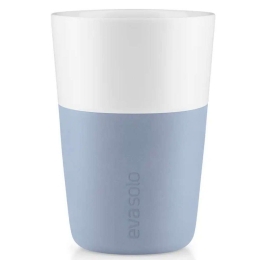 Φλυτζάνια Latte Πορσελάνινα (Σετ 2Τμχ) 501128 360ml Light Βlue Eva Solo Πορσελάνη