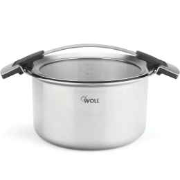 Κατσαρόλα Concept Pro 124CO 24cm 6lt Inox Woll 24cm Ανοξείδωτο Ατσάλι