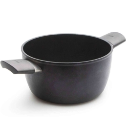 Κατσαρόλα Αντικολλητική 124ELI 24cm 3,6lt Black Woll 24cm Αλουμίνιο