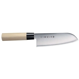 Μαχαίρι Santoku Zen FD-567 16,5cm Natural-Chrome Tojiro Ατσάλι,Ξύλο