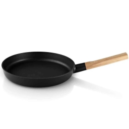 Τηγάνι Αντικολλητικό Nordic Kitchen 280328 Φ28x10,5cm Natural-Black Eva Solo 28cm Ξύλο,Αλουμίνιο
