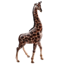 Διακοσμητική Καμηλοπάρδαλη Giraffe 565TNL1201 20x8x45cm Brown Aberto Design Πολυέστερ