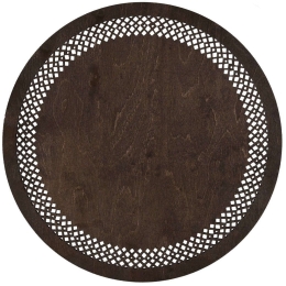 Σουπλά Seljuk (Σετ 4Τμχ) 790PYN1139 36x36cm Wenge Hermia Ξύλο