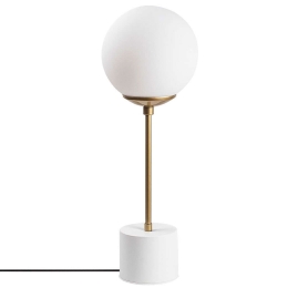 Φωτιστικό Επιτραπέζιο Globo 942FLG1836 20x20x57cm 1xE14 40W White-Gold Opviq