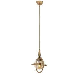 Φωτιστικό Οροφής 301AUR1349 Φ25x100cm 1xE14 40W Gold Opviq