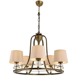 Φωτιστικό Οροφής 301AUR1112 Φ65x85cm 5xE27 60W Gold Opviq