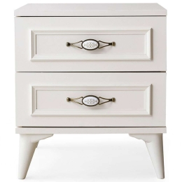 Κομοδίνο Irmak 646LCN1196 50x41x53cm Cream