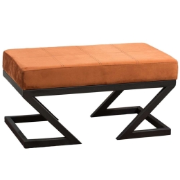 Σκαμπό Abay 591GRC1134 90x45x45cm Orange