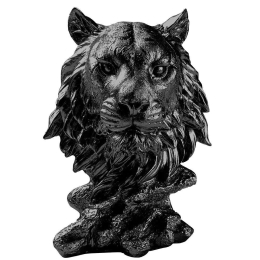 Διακοσμητική Τίγρη 891TNL3652 18x12x25cm Black Aberto Design Πολυέστερ