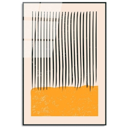 Πίνακας Γυάλινος 123BZM2374 45x65cm Multi Wallity Κάθετοι Γυαλί