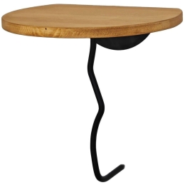 Ράφι Τοίχου Leo 552NOS2453 35x35cm Oak-Black